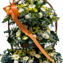 Cesta floral virgen