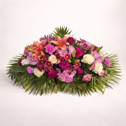 Centro floral textural...